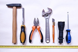 Tools for riveting, nailing or screwing or removing rivets, nails, screws or similar uses